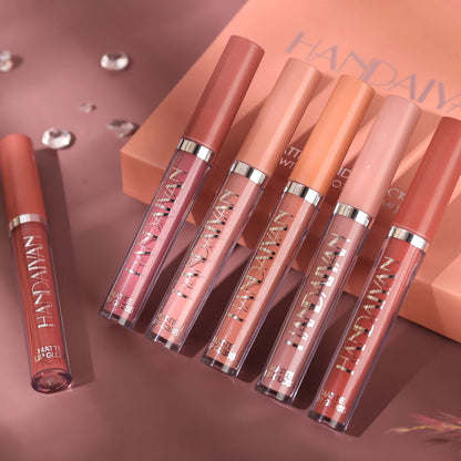 Sexy Lips Handaiyan Set de 6 Pintalabios Color Mate ¡Labios 80% mas gruesos sin AH!💋 - [PROMOCIÓN DISPONIBLE SOLO HOY]