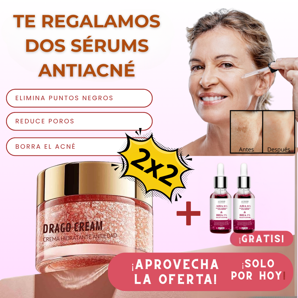 DragoCream | Tu misma piel, ¡pero 10 años más joven!  |  2x2 solo hoy
