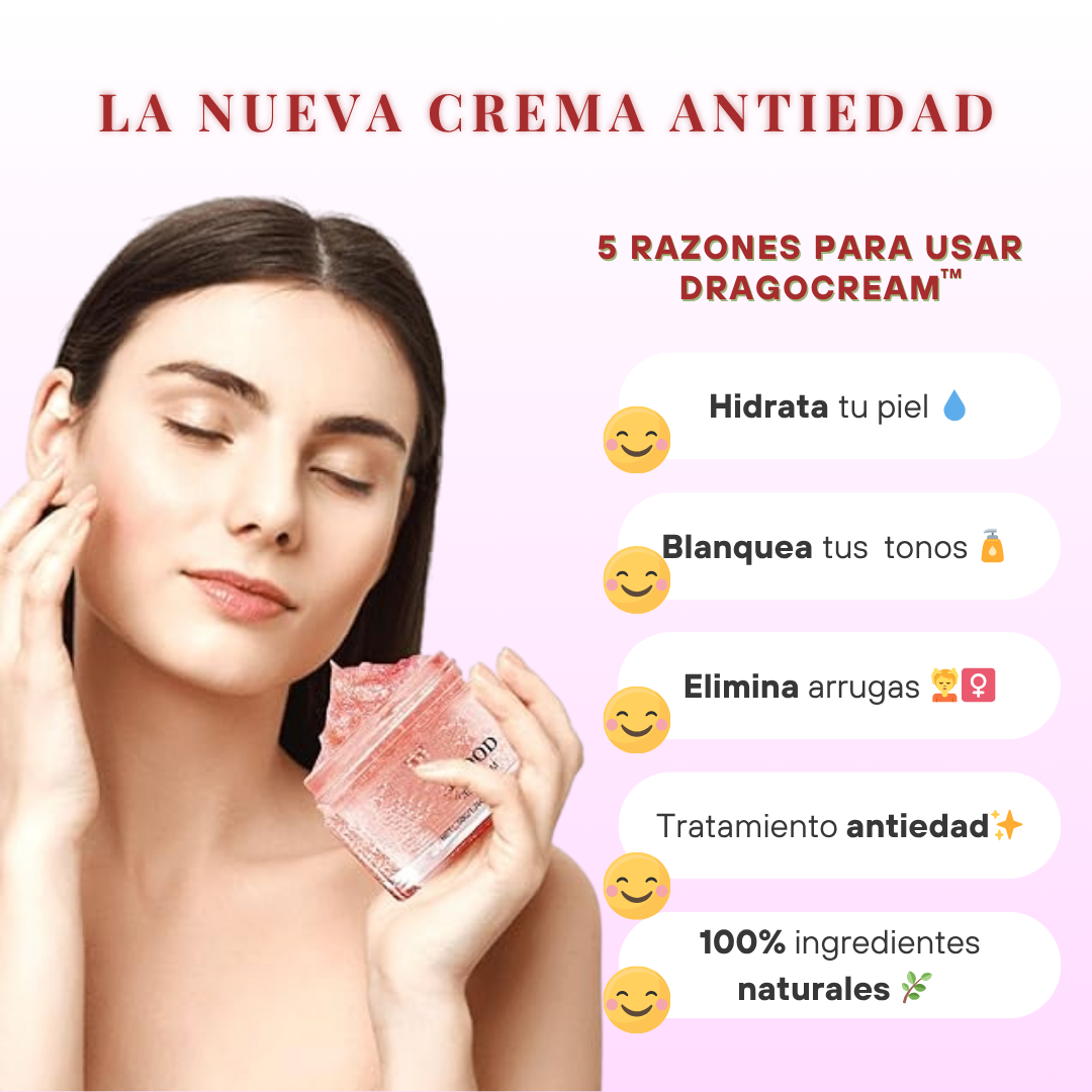 DragoCream | Tu misma piel, ¡pero 10 años más joven!  |  2x2 solo hoy