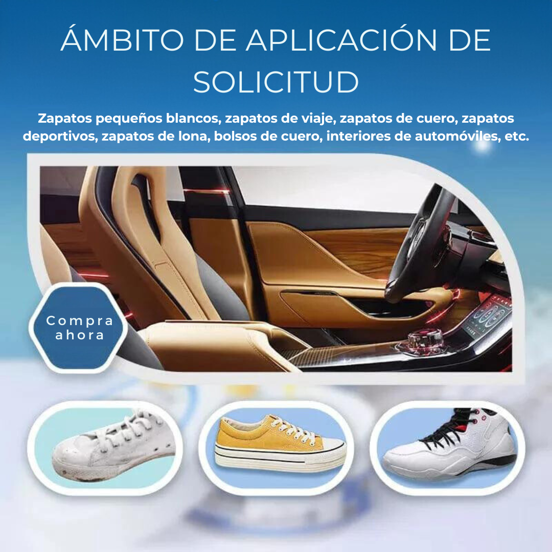 CleaningCream Crema Limpiadora Blanca de Zapatillas - [PROMOCIÓN DISPONIBLE SOLO HOY]