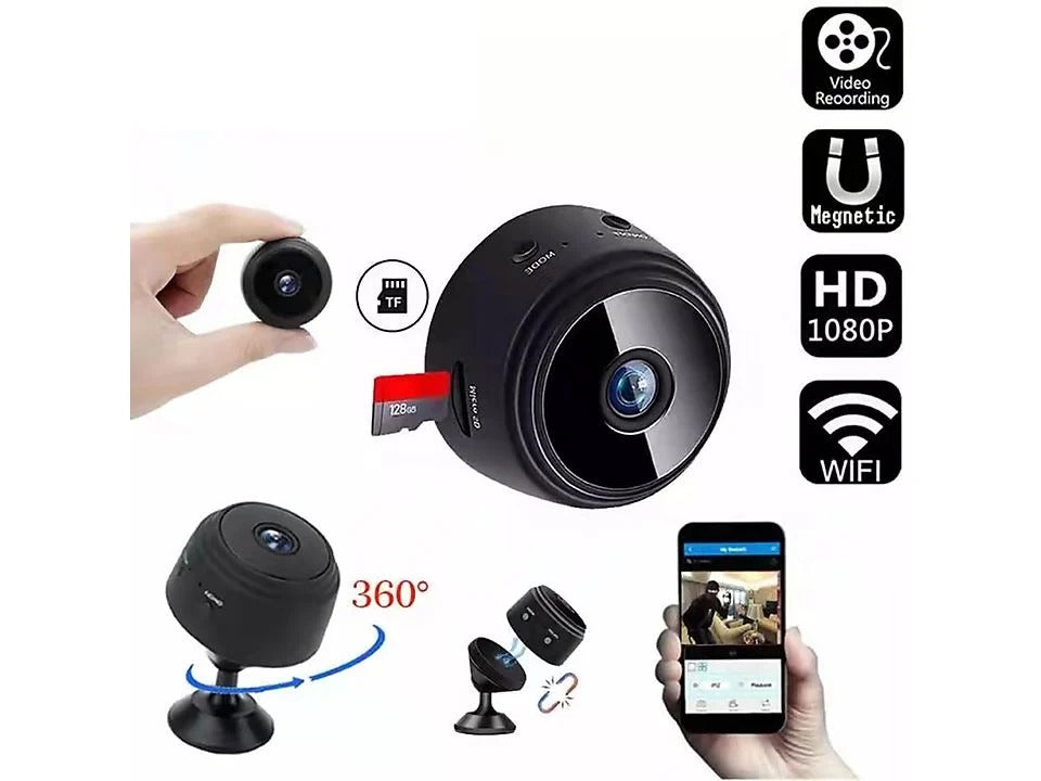 Mini Sentinel Mini Cámara de Seguridad Full HD 4K UltraVision - [PROMOCIÓN DISPONIBLE SOLO HOY]
