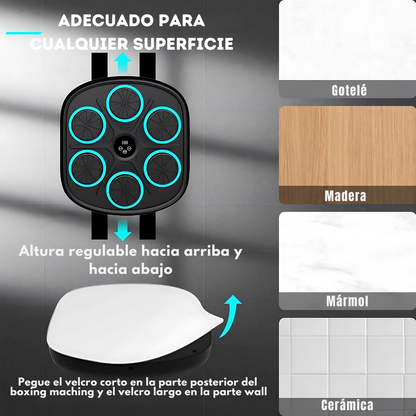 PunchBeat Maquina de Boxeo Inteligente + GUANTES DE REGALO 🎁 - [PROMOCIÓN DISPONIBLE SOLO HOY]
