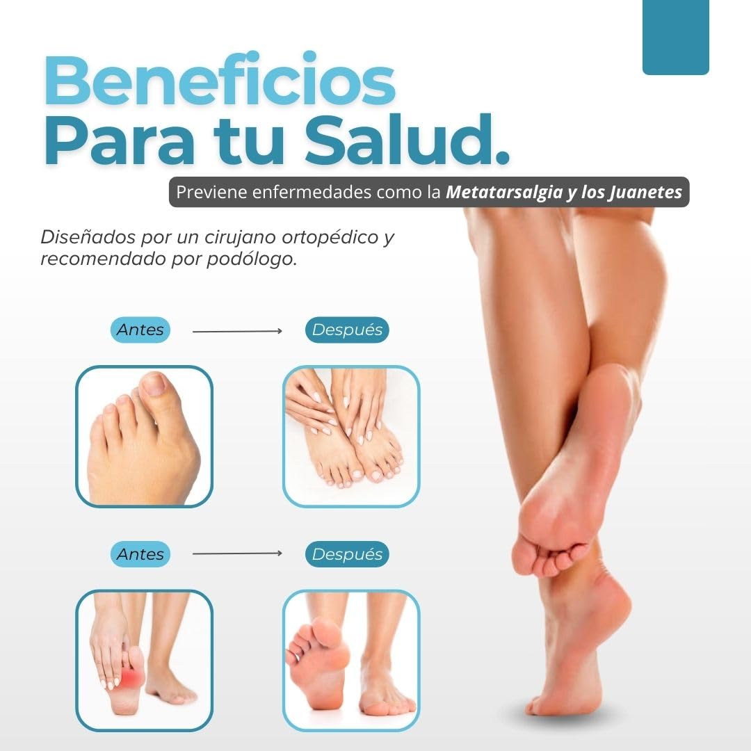 TheraToes Almohadillas Terapéuticas con Separador de Dedos - [PROMOCIÓN DISPONIBLE SOLO HOY]