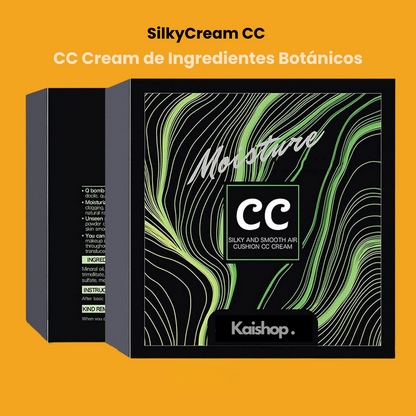 Base de maquillaje SilkyCream CC + Brocha de Regalo (1 + 1 GRATIS)