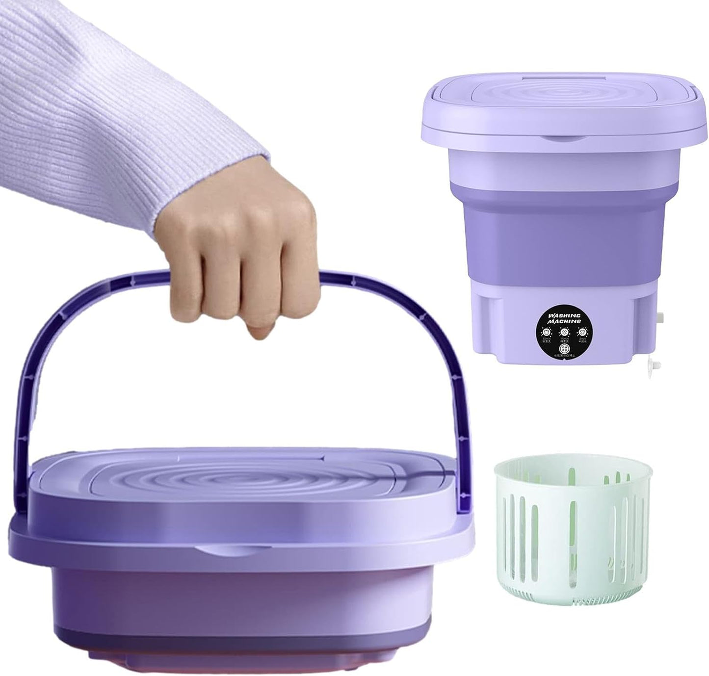 Speed Clean  Mini Lavadora Portátil ¡Practicidad y Ropa Limpia! - [PROMOCIÓN DISPONIBLE SOLO HOY]
