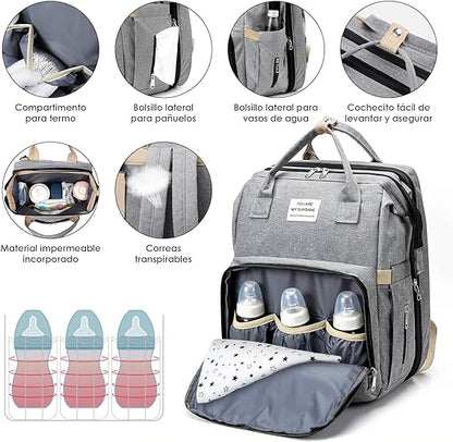 MOCHILA PAÑALERA IMPERMEABLE - [PROMOCIÓN DISPONIBLE SOLO HOY]