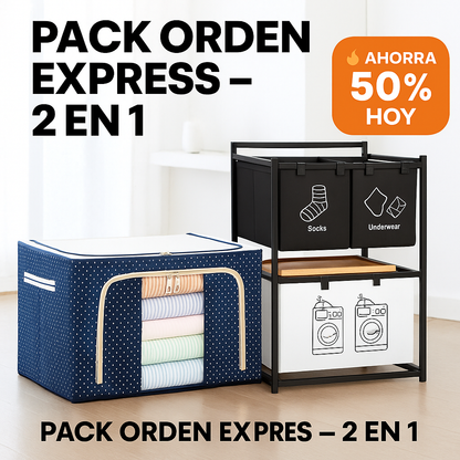 OrdenaTodo – Kit Doble de Organización Hogareña