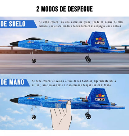 FlyCombat Avión Teledirigido Indestructible - [PROMOCIÓN DISPONIBLE SOLO HOY]