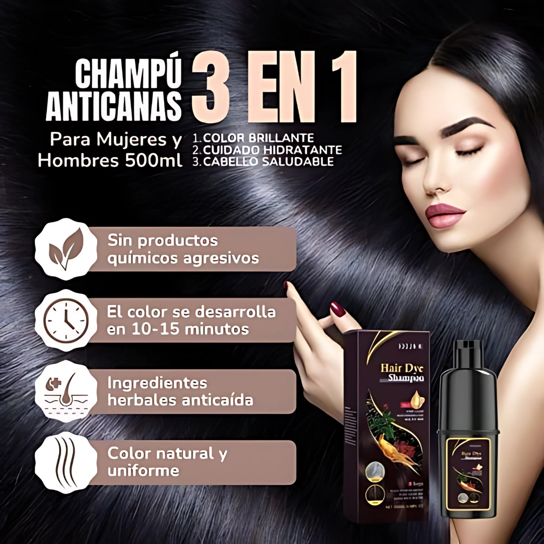 RejuvaTone - Shampoo AntiCanas 100ml - [PROMOCIÓN DISPONIBLE SOLO HOY]