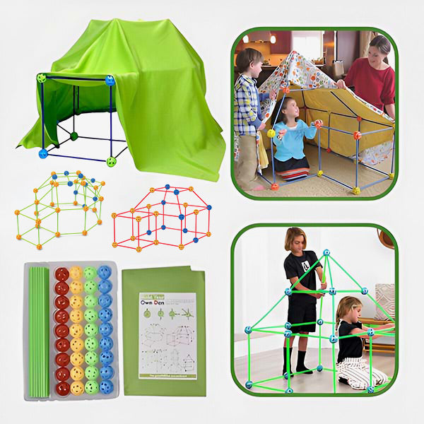 PlayFort 3D - Kit Mágico de Construcción de Fuertes en 3D - [PROMOCIÓN DISPONIBLE SOLO HOY]