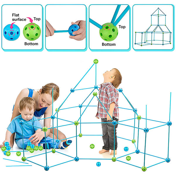 PlayFort 3D - Kit Mágico de Construcción de Fuertes en 3D - [PROMOCIÓN DISPONIBLE SOLO HOY]