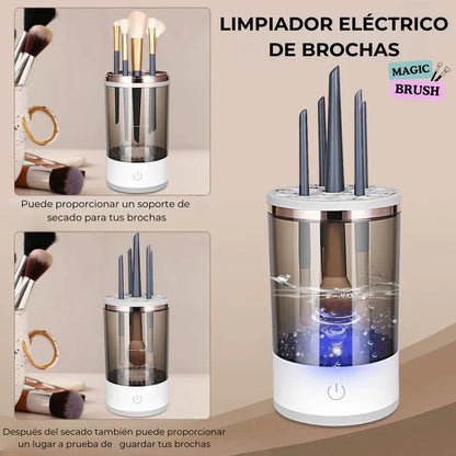 BrushCare Magic limpiador de brochas de maquillaje eléctrico - [PROMOCIÓN DISPONIBLE SOLO HOY]
