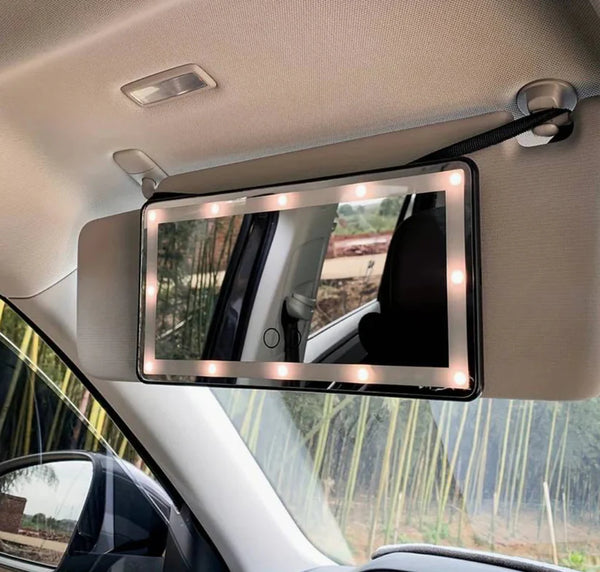 Glowmirror Espejo De Lujo LED para Coche - [PROMOCIÓN DISPONIBLE SOLO HOY]