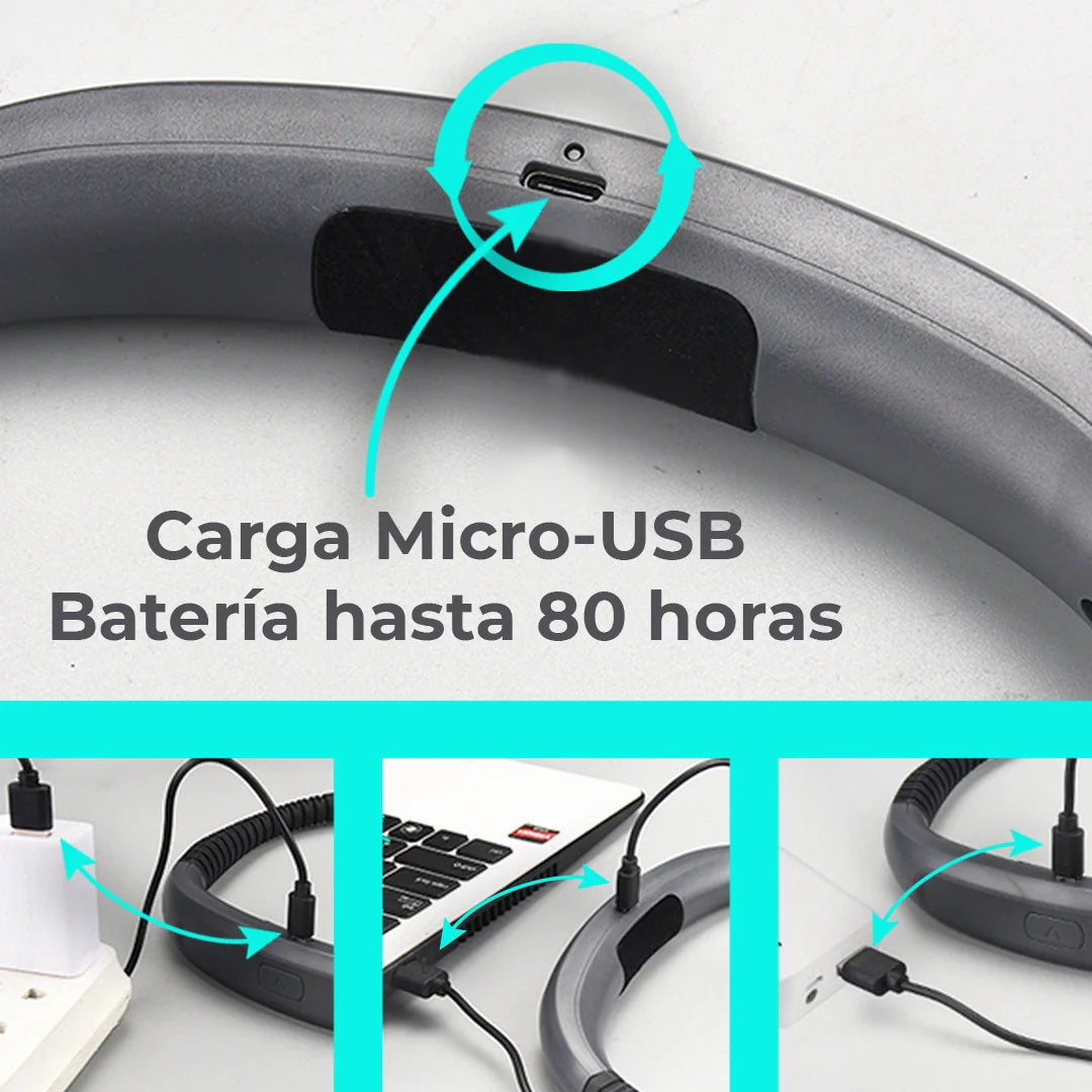 GlowNeck Luz de cuello recargable - [PROMOCIÓN DISPONIBLE SOLO HOY]