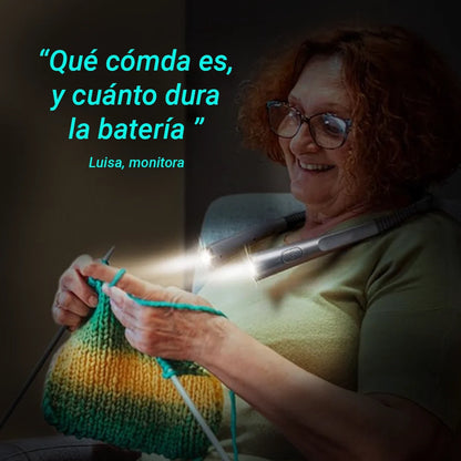 GlowNeck Luz de cuello recargable - [PROMOCIÓN DISPONIBLE SOLO HOY]
