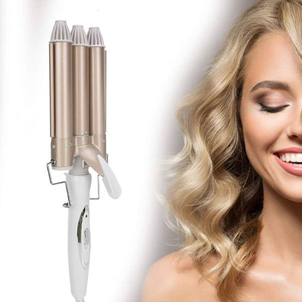 MegaStyle Rizador mágico para el cabello con 3 cilindros - [PROMOCIÓN DISPONIBLE SOLO HOY]