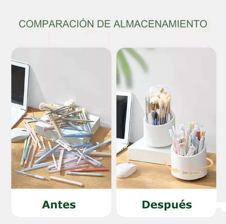 BeautySpin Organizador de Maquillaje Giratorio | ¡Todo a Tu Alcance con un Simple Giro!