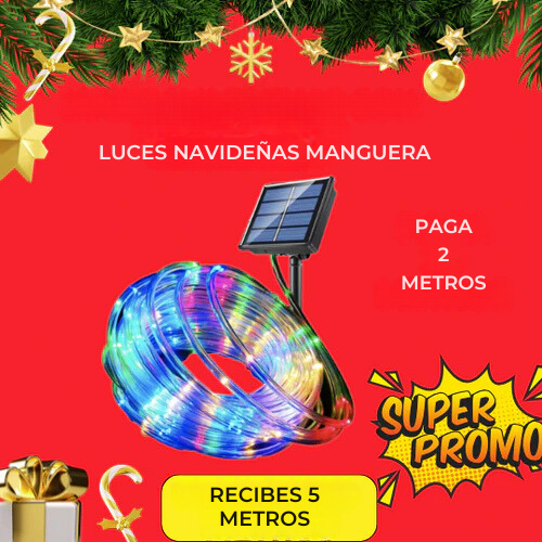 TwinkleMax LUCES NAVIDEÑAS MANGUERA (PAGUE 2 MTS LLEVE 5 MTS) - [PROMOCIÓN DISPONIBLE SOLO HOY]