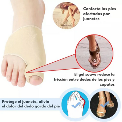 ComfortToe Corrector (1 Par) de Juanetes Ortopedicos - [PROMOCIÓN DISPONIBLE SOLO HOY]