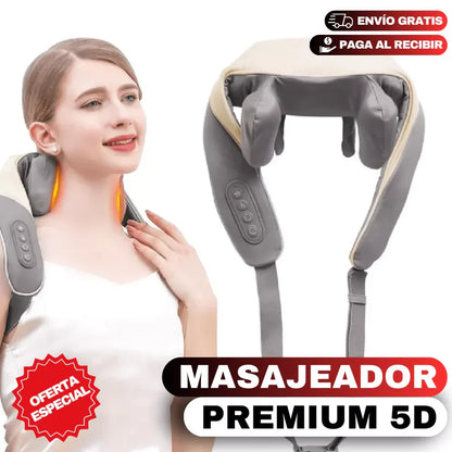 CuelloPro Masajeador 5D con Calor Integrado - [PROMOCIÓN DISPONIBLE SOLO HOY]