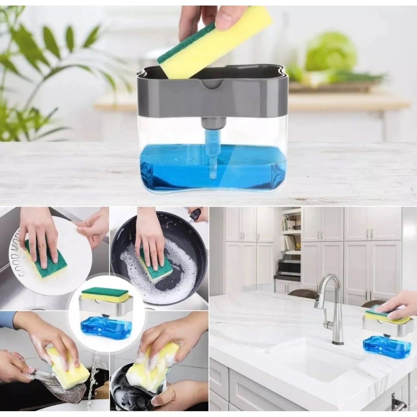 SoapEase – Dispensador De Jabón De Cocina Práctico